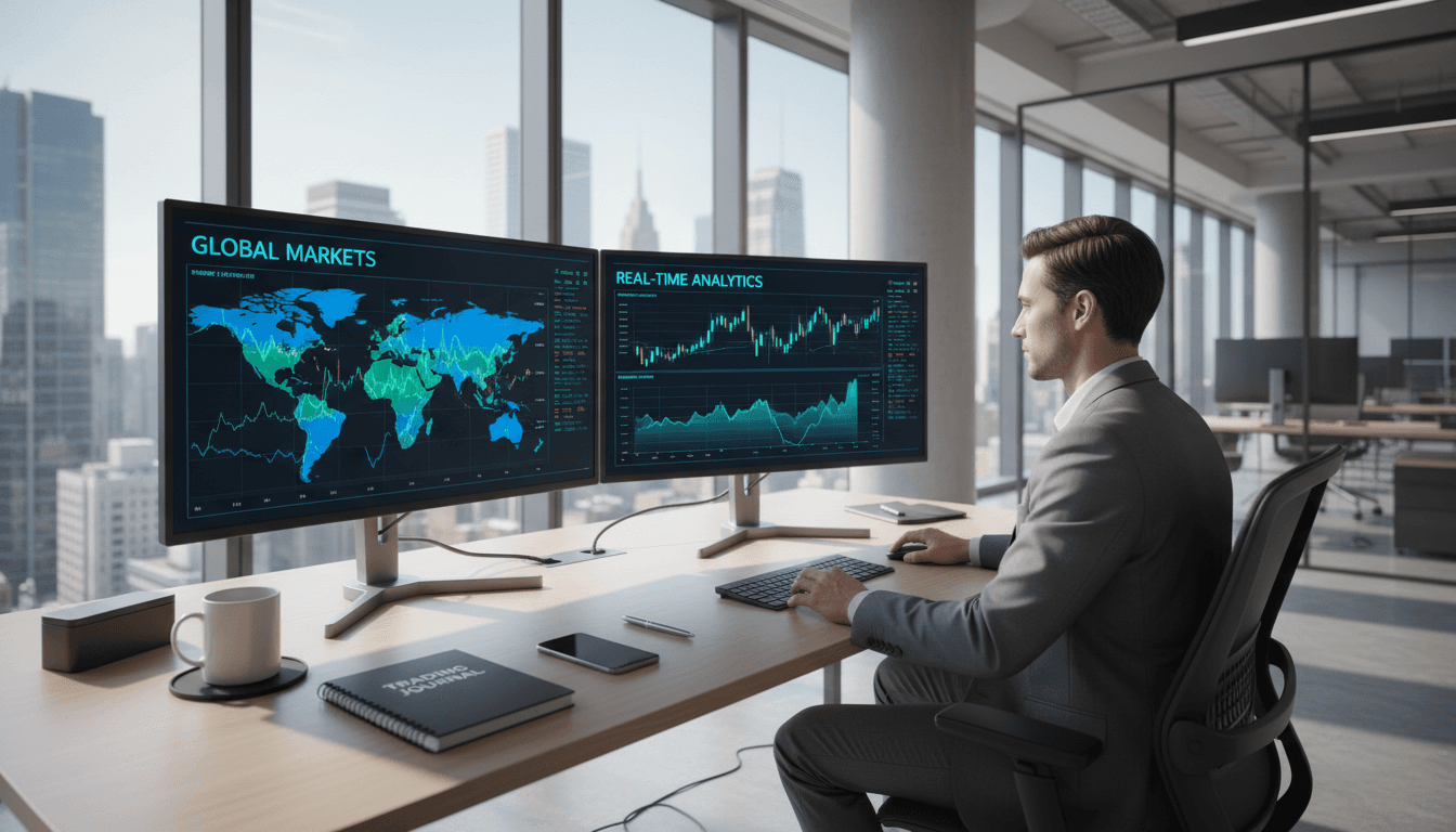 Portfolio management dashboard showing asset allocation and performance